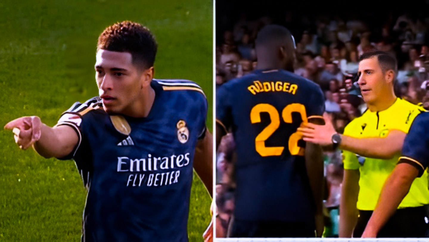 La colère noire de Rüdiger contre Bellingham pendant Betis – Real Madrid