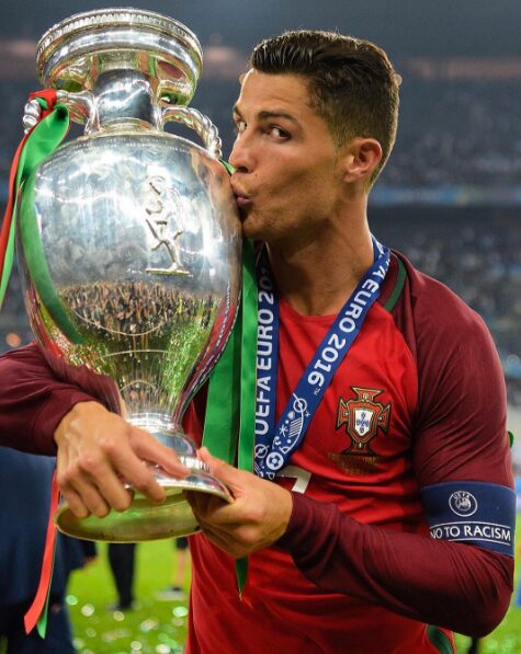 Cristiano ronaldo trophée Euro