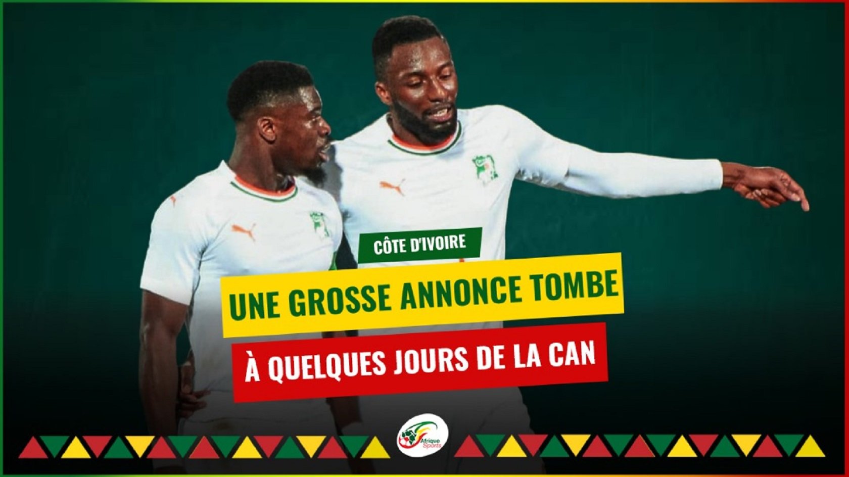 Côte d’Ivoire : A 29 jours de la CAN 2023, une terrible annonce tombe