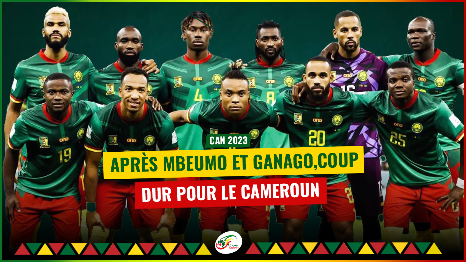 CAN 2023 : Une nouvelle blessure annoncée, le sort s’acharne sur l’équipe du Cameroun