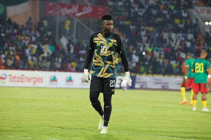 Andre Onana est finaliste pour le prix du meilleur gardien africain aux CAF Awards 2023.