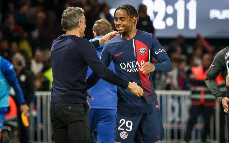 Luis Enrique est très satisfait de Bradley Barcola