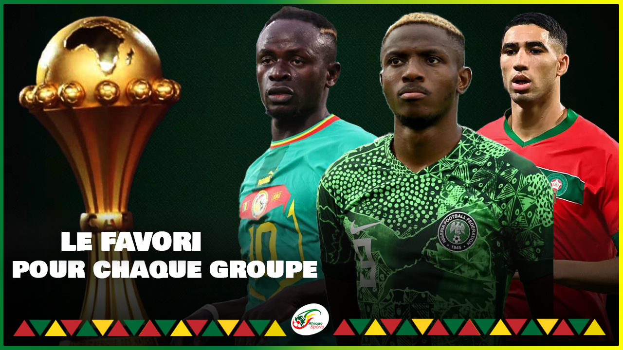 CAN 2023 : Voici le grand favori dans chacun des 6 groupes