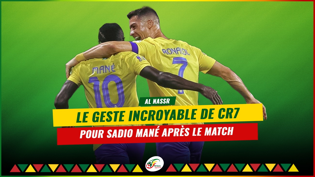 Al-Nassr : Le très joli geste de Cristiano Ronaldo pour Sadio Mané après le match (VIDEO)