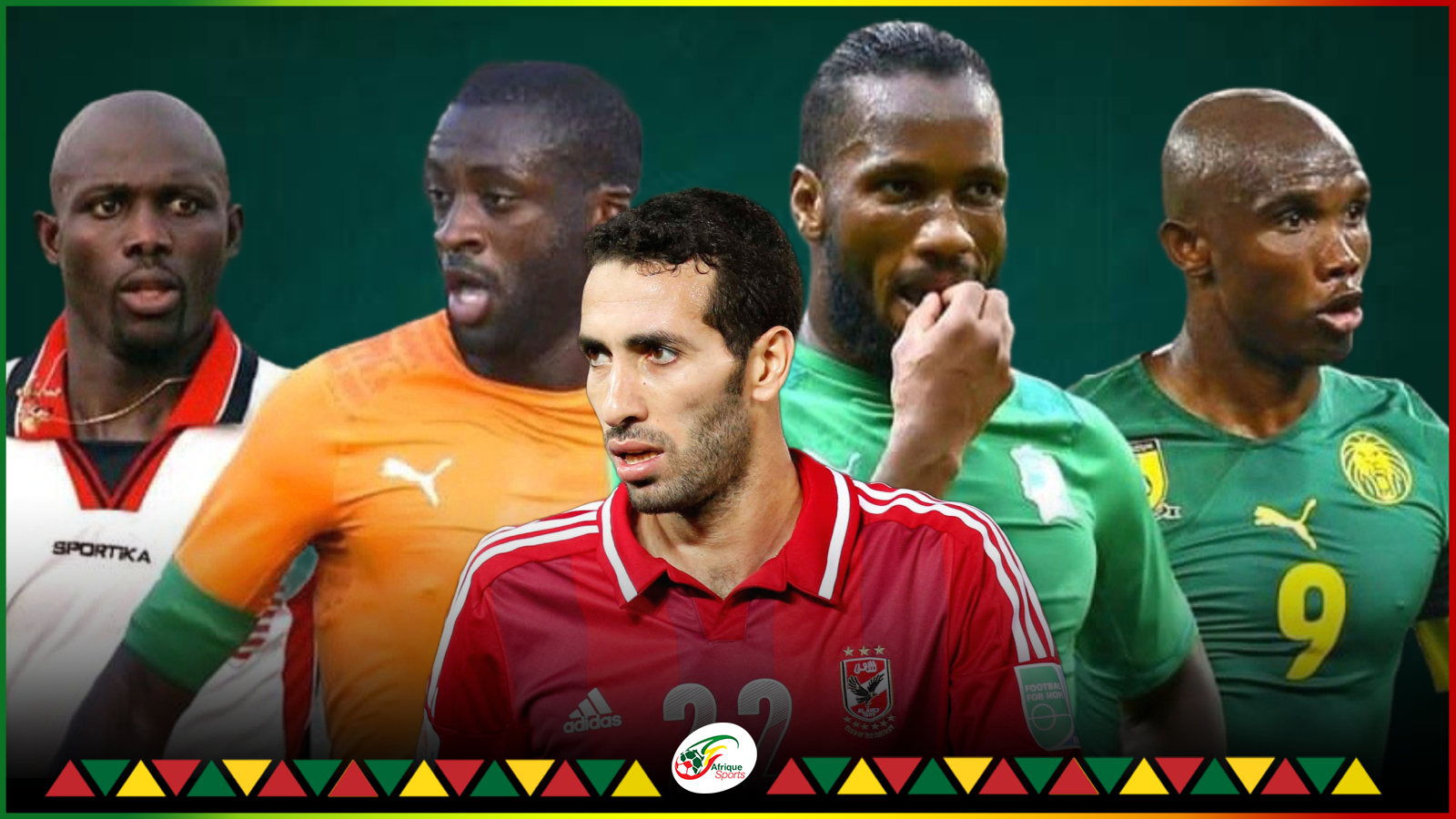 Pourquoi Aboutrika mange à la table de Eto’o, Drogba, Weah et Yaya Touré