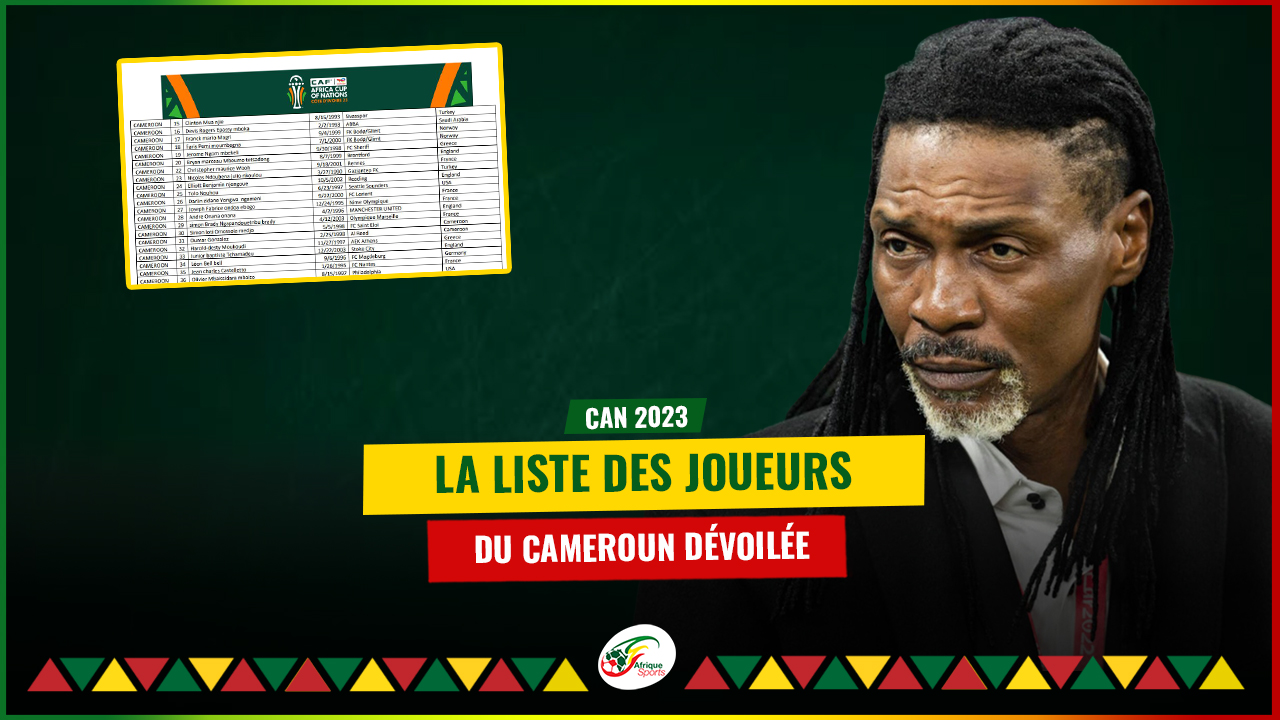 Présélection CAN 2023 : La liste du Cameroun dévoilée, voici les choix forts de Rigobert Song