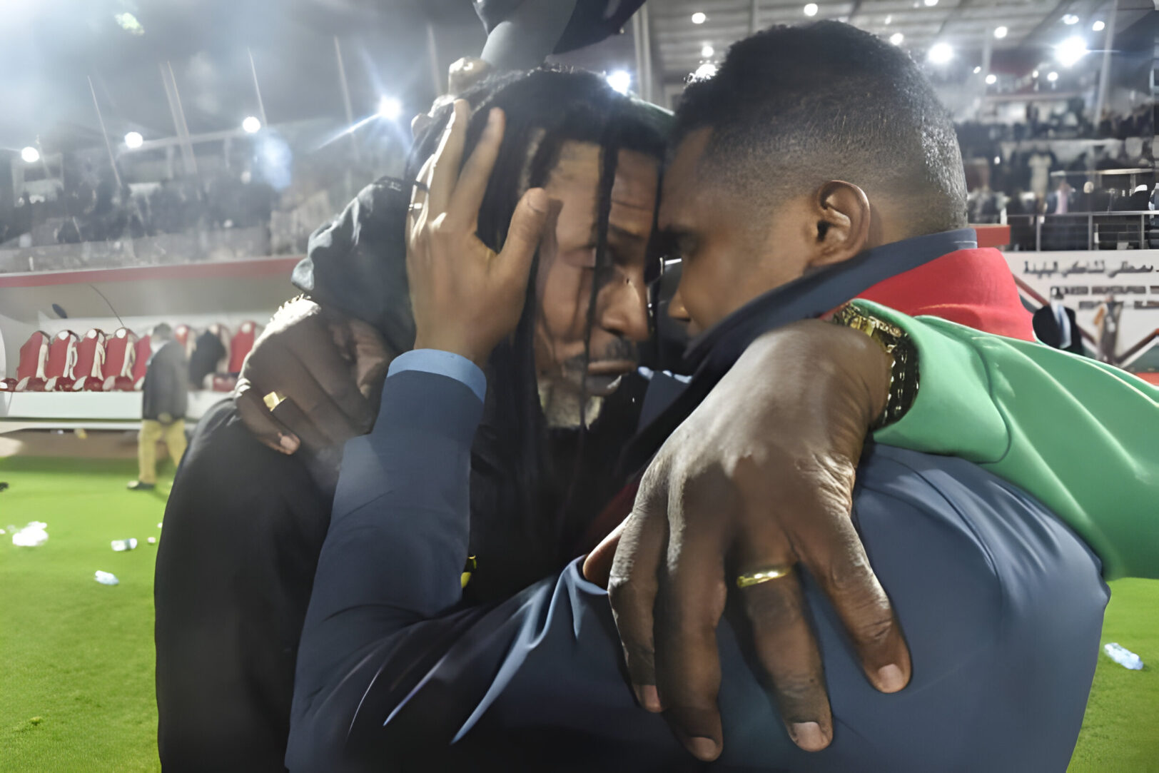 Samuel Eto'o et Rigobert Song