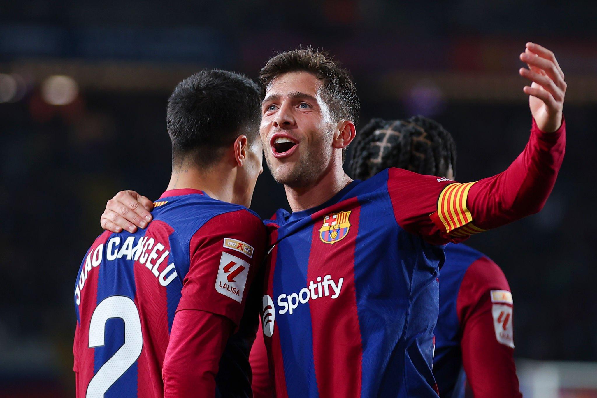 Le Barça arrache la victoire contre la lanterne rouge Almería grâce à Sergi Roberto !