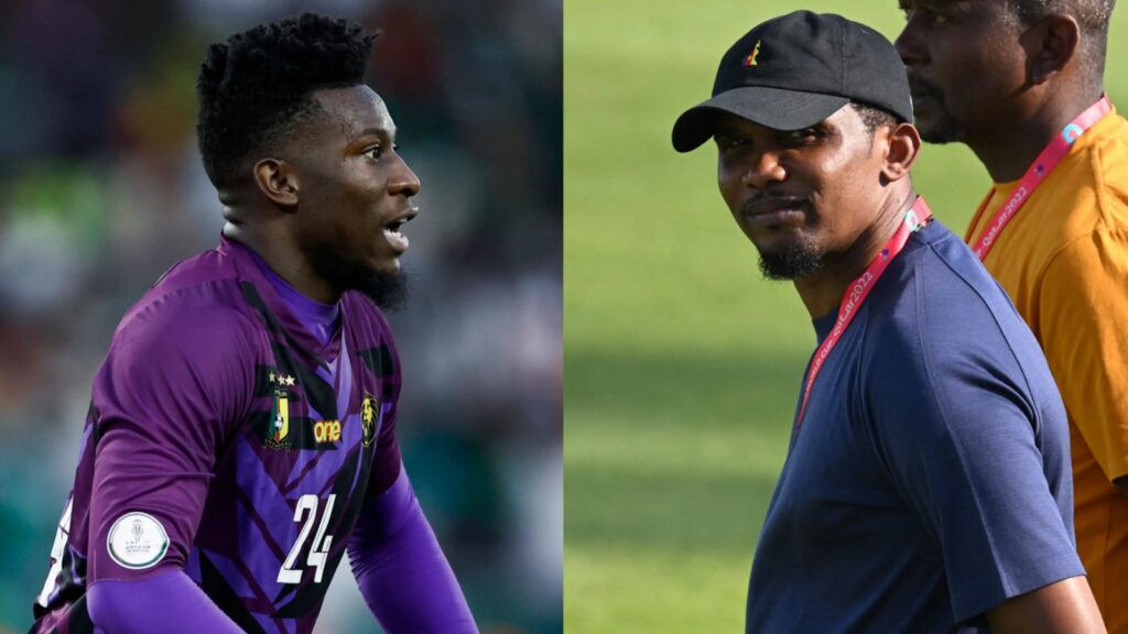 CAN 2023 : Altercation entre André Onana et Samuel Eto’o avant la Gambie