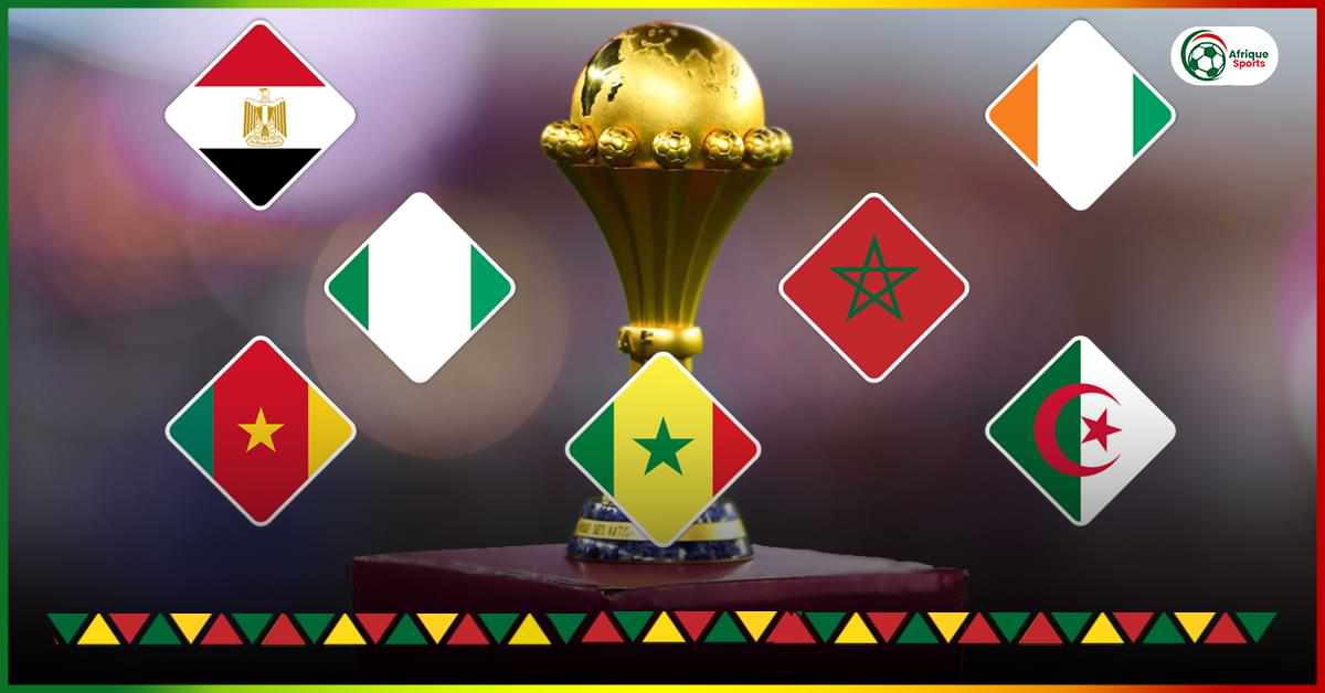 Avant la CAN 2023, le Top 10 des équipes avec le plus de matchs !