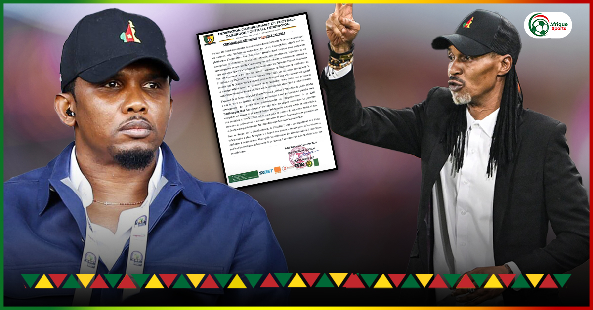 Brouille entre Samuel Eto’o et Rigobert Song, les vérités de la FECAFOOT