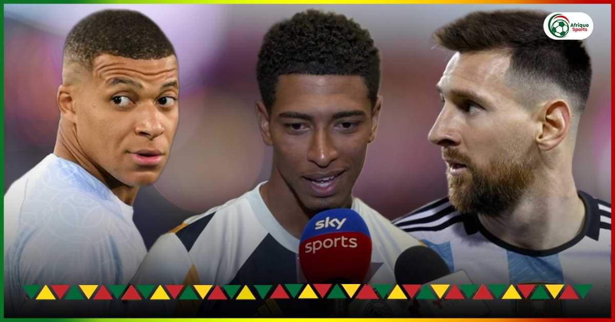 Real Madrid : Jude Bellingham tacle Kylian Mbappé et Lionel Messi