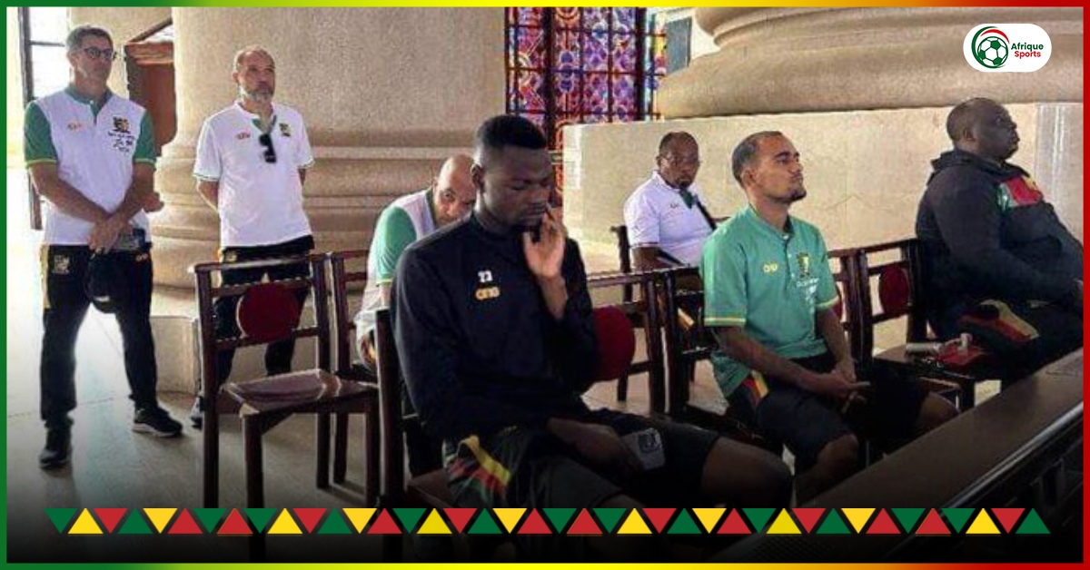 CAN 2023 : Song et les Lions Indomptables à l’église avant Cameroun – Gambie