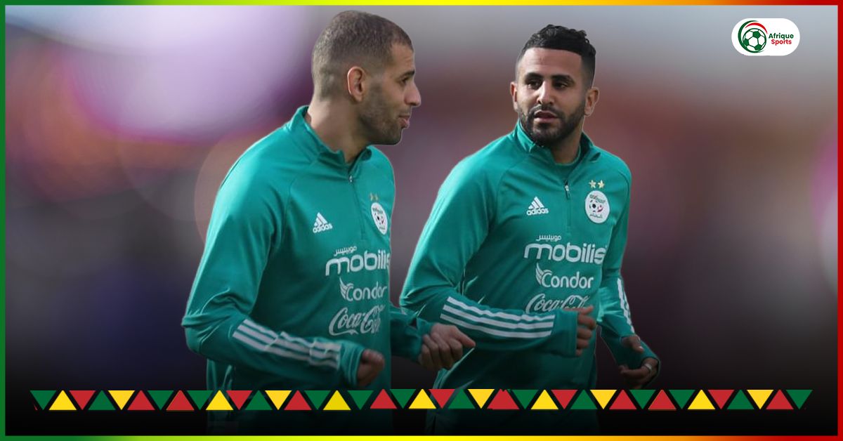 CAN 2024 : Riyad Mahrez exerce une pression intense sur Slimani au sein de l’équipe d’Algérie