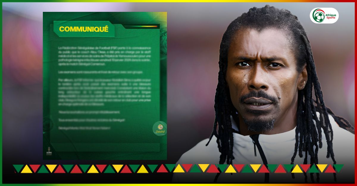 Aliou Cissé absent pour la suite de la CAN ? Le communiqué de la FSF tombe !