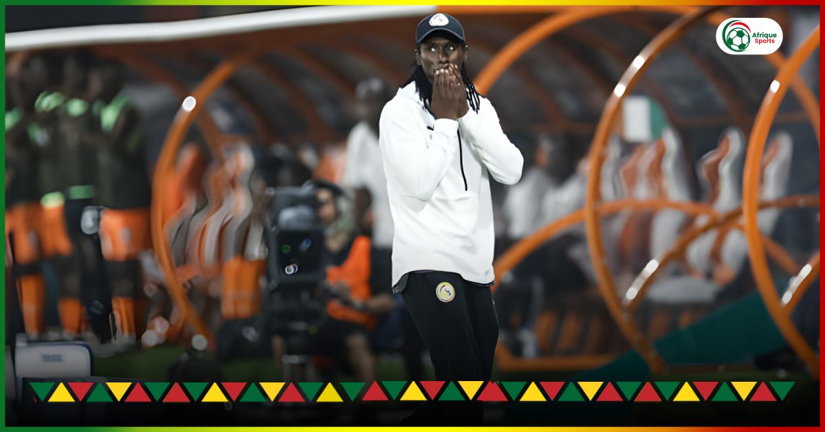 CAN 2023 : Aliou Cissé, visage fermé, fait une analyse sèche après la défaite du Sénégal