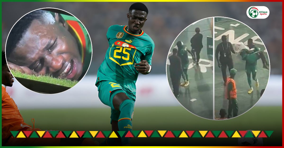 CAN 2023 : Les larmes de Lamine Camara – Un instant Poignant après la défaite du Sénégal