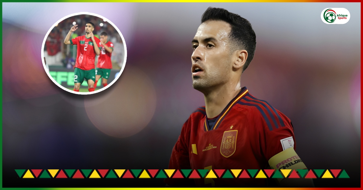 CAN 2023 : Sergio Busquets s’est moqué d’Achraf Hakimi après son pénalty manqué !