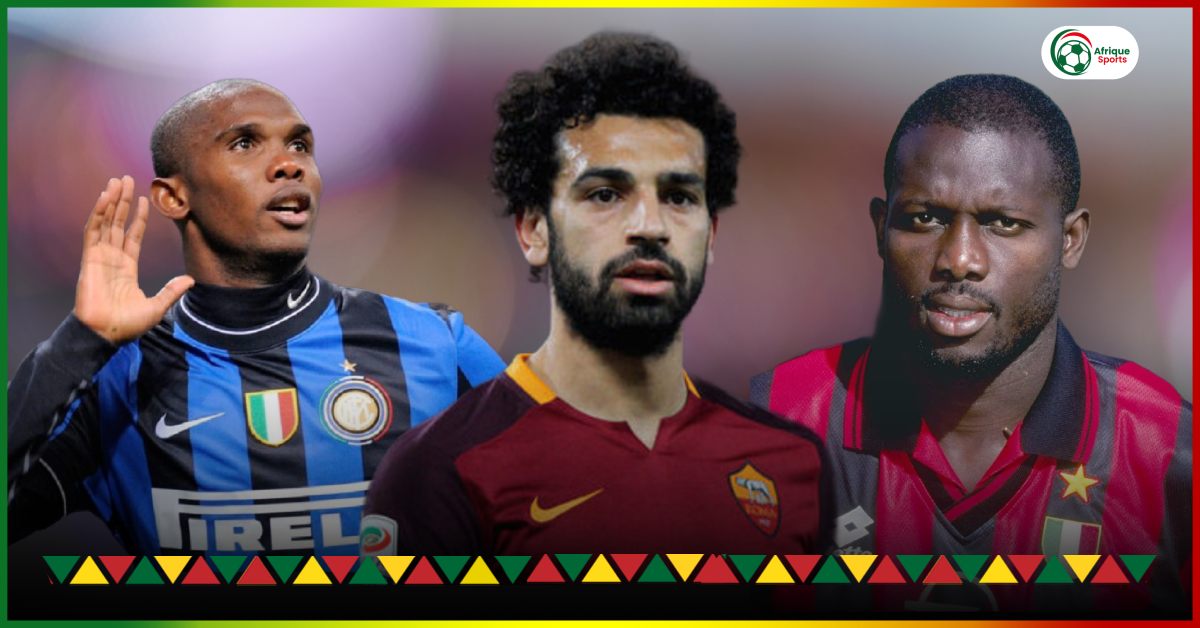 Koulibaly 7é,  Eto’o 2é,  Nwankwo Kanu 8é… les 10 meilleurs joueurs africains de la Serie A