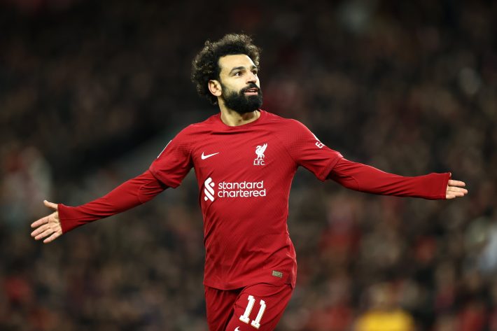 Salah célèbre avec Liverpool