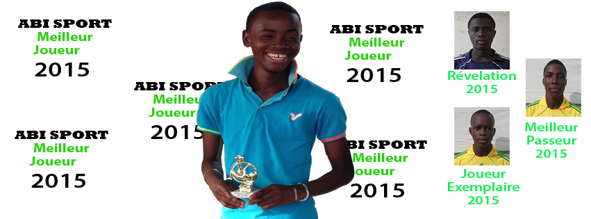 Simon Adingra élu meilleur joueur de l'année 2015 à ABI Sport