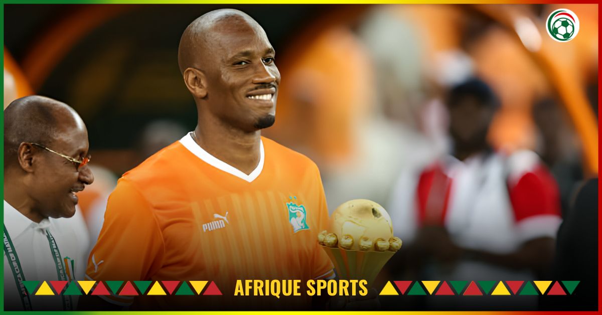 Nigéria – Côte d’Ivoire : Du Frisson à l’exultation, le SHOW de Didier Drogba en tribune pendant la finale