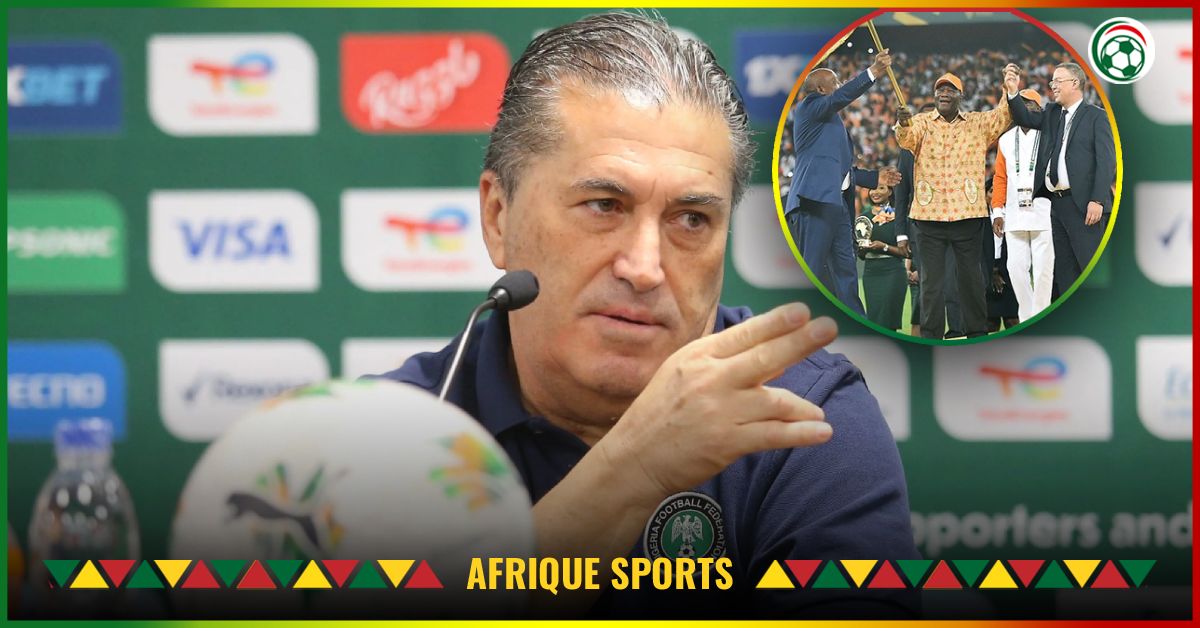 Le coach du Nigéria se lâche : « Ce que la Côte d’Ivoire a fait »