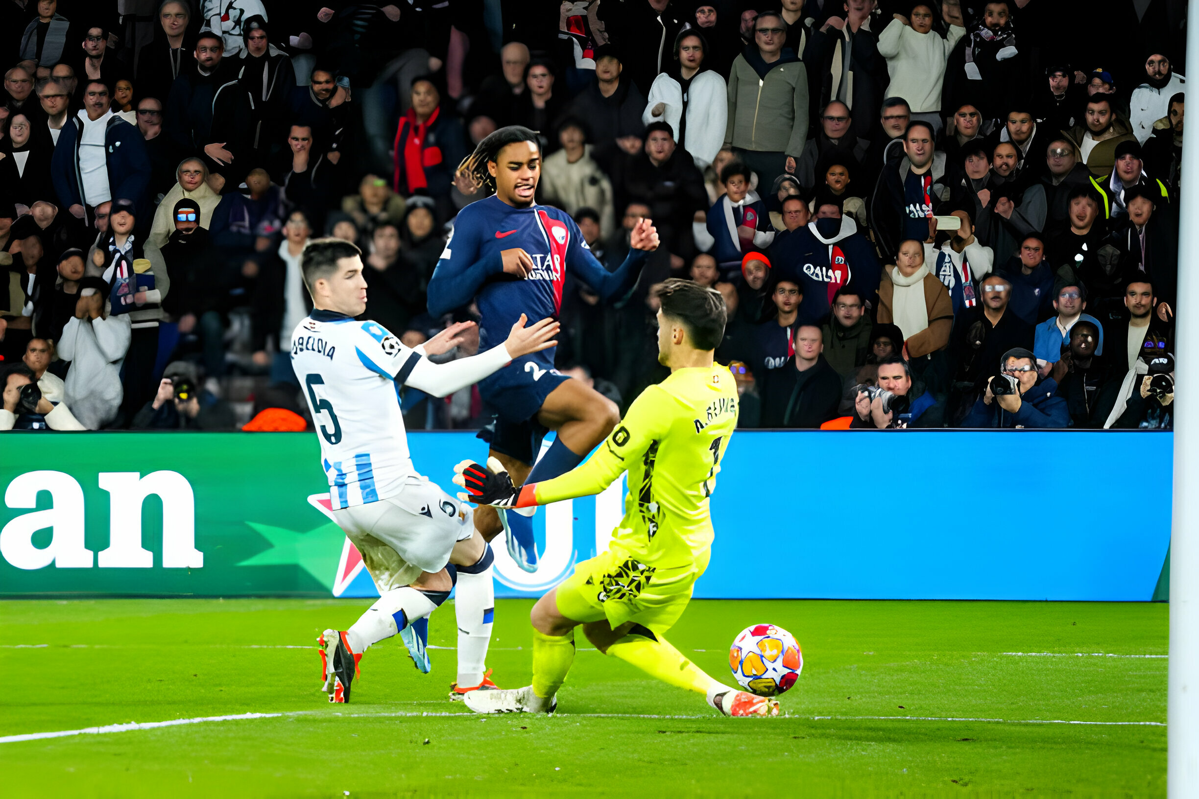 Ligue des Champions : Le PSG domine la Real Sociedad et prend une sérieuse option