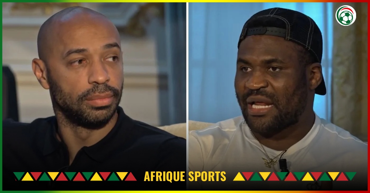 Francis Ngannou se confie devant Thierry Henry :  » Si je dois retourner en Afrique tenir une ferme, alors… « 