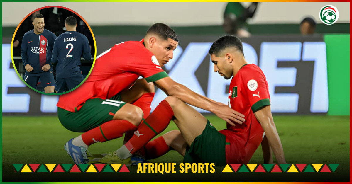 CAN 2023 : Le geste classe de Mbappé envers Hakimi après l’élimination du Maroc