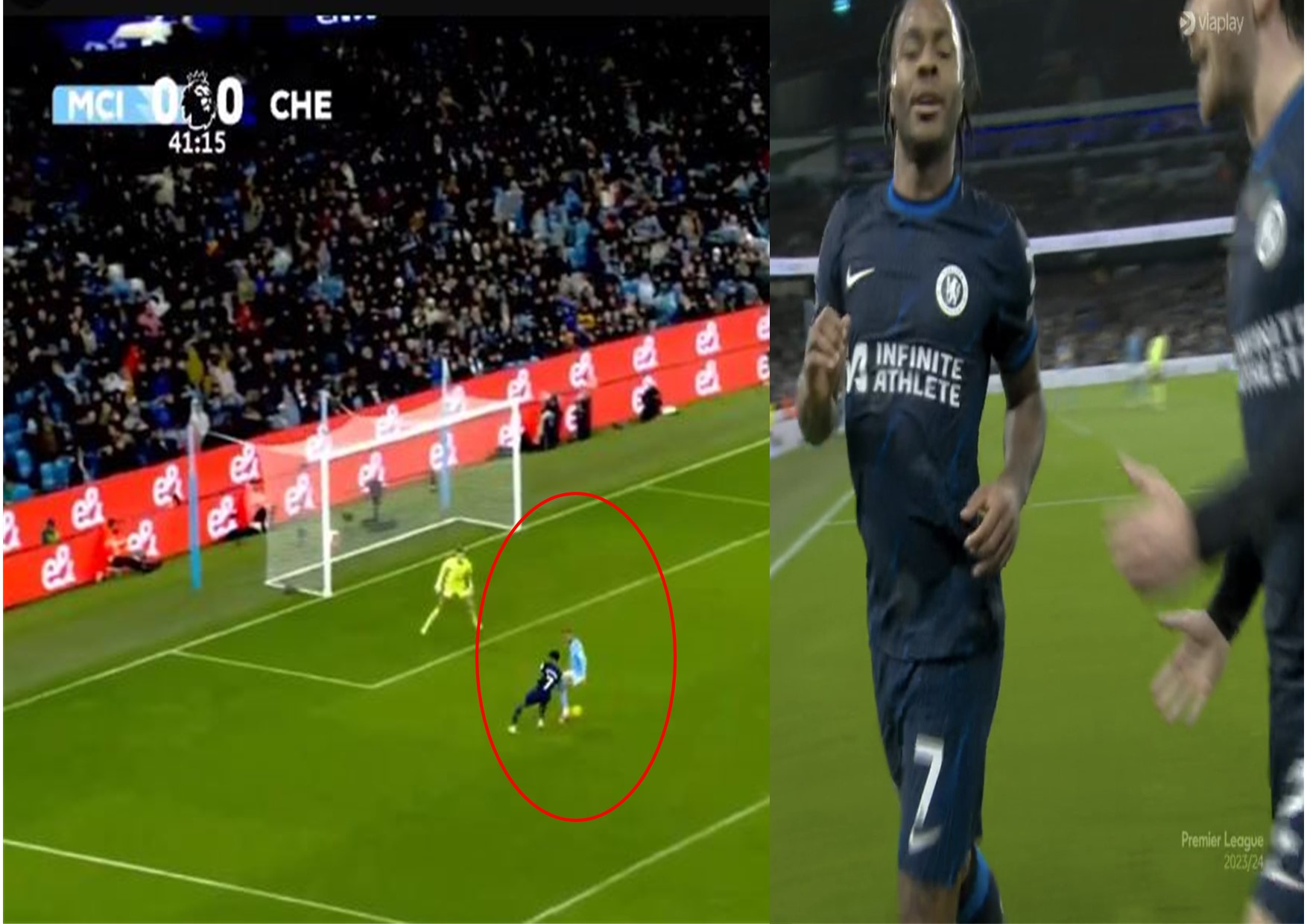 VIDEO : Enchaînement parfait, Sterling punit Manchester City