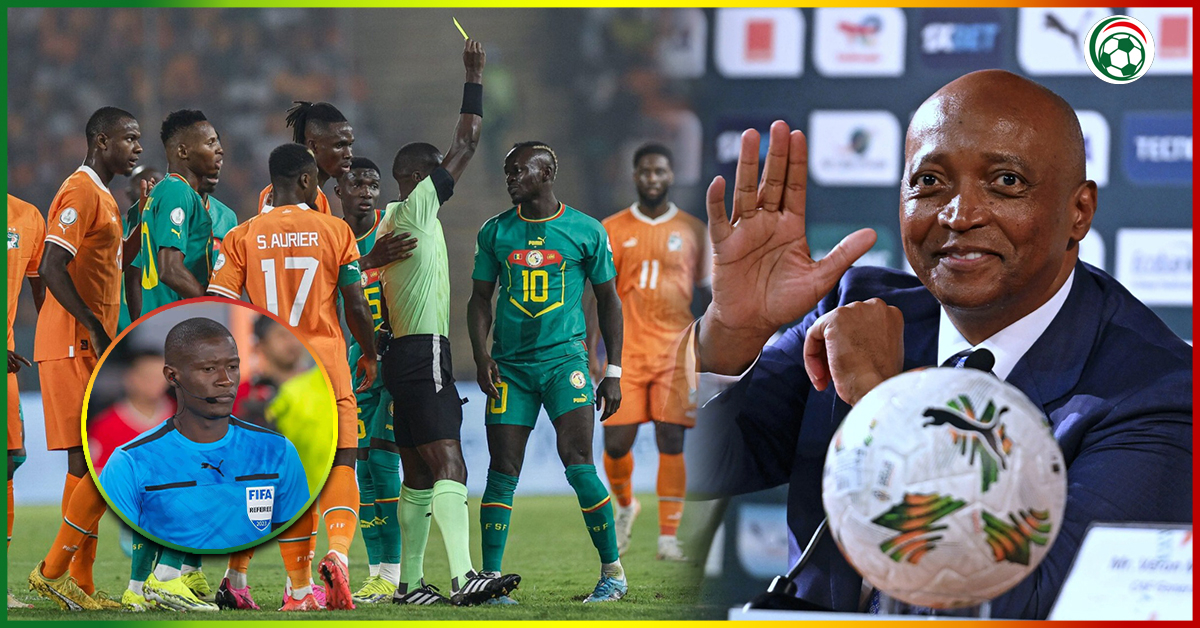 CAN 2023 : Pierre Ghislain Atcho, l’arbitre du match Sénégal – Côte d’Ivoire puni par la CAF