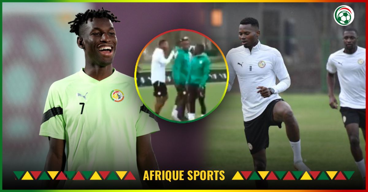 Sénégal : Grosse tension entre Habib Diallo et Nicolas Jackson à l’entrainement !