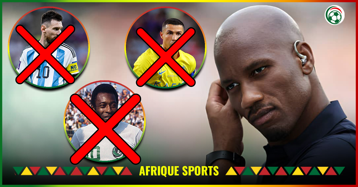 Côte d’Ivoire : Didier Drogba sort sa liste des trois meilleurs footballeurs de l’histoire