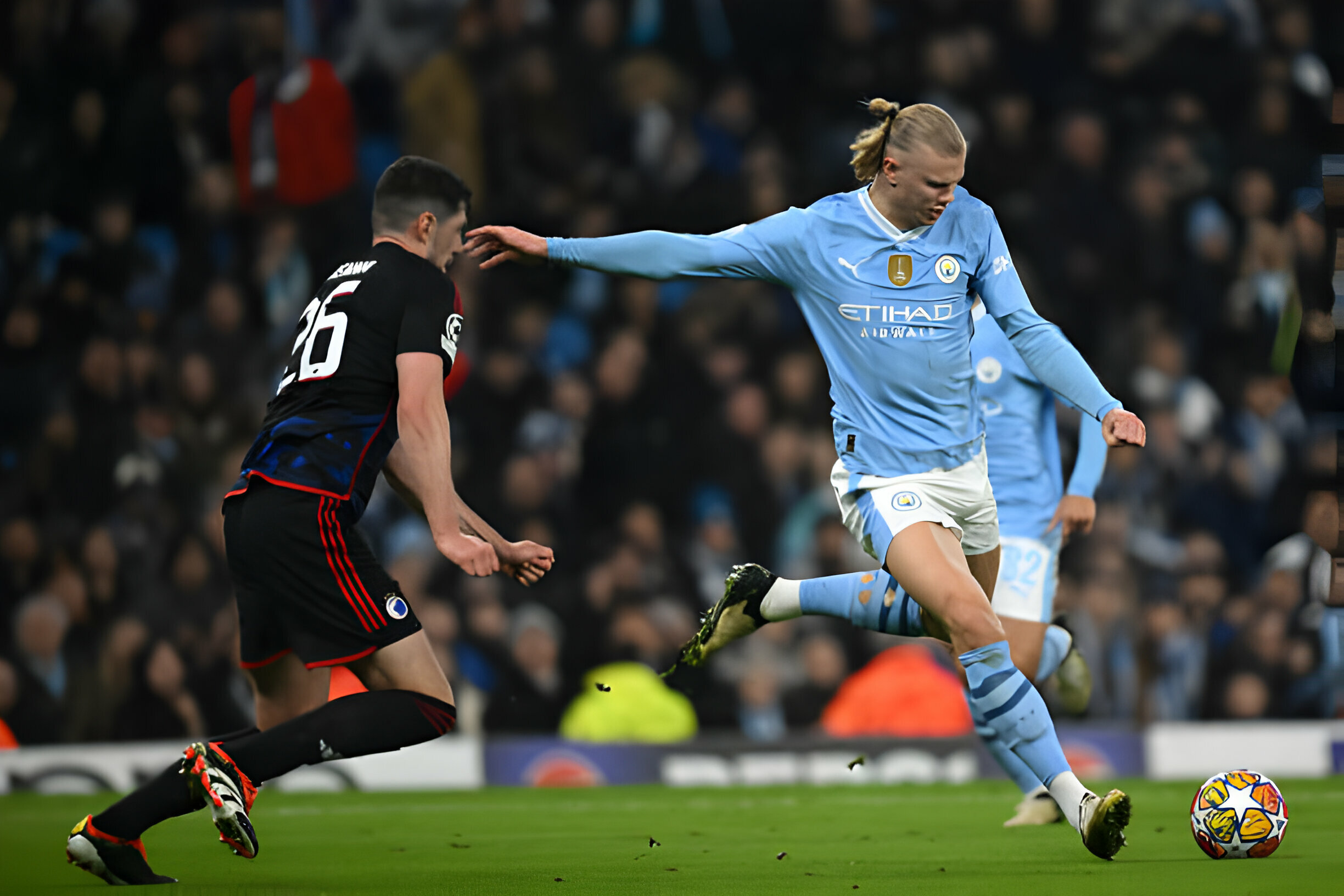 VIDEO : BUUT ! Erling Haaland marque le 3e but de City avec la spéciale Mbappé