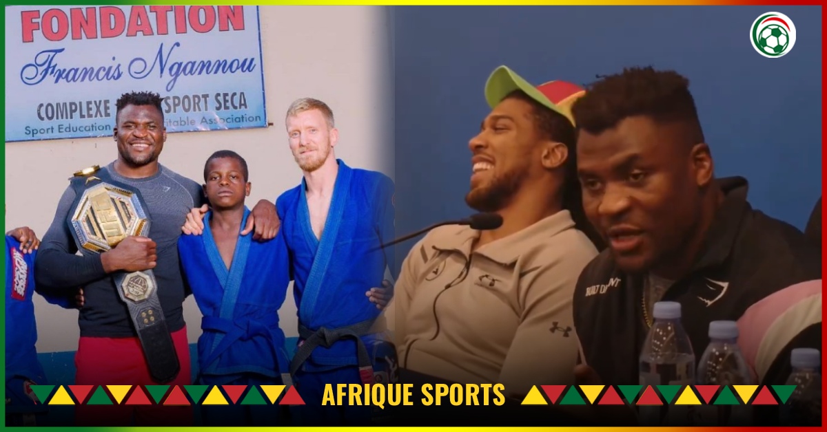 Anthony Joshua s’engage à soutenir la fondation de Francis Ngannou au Cameroun