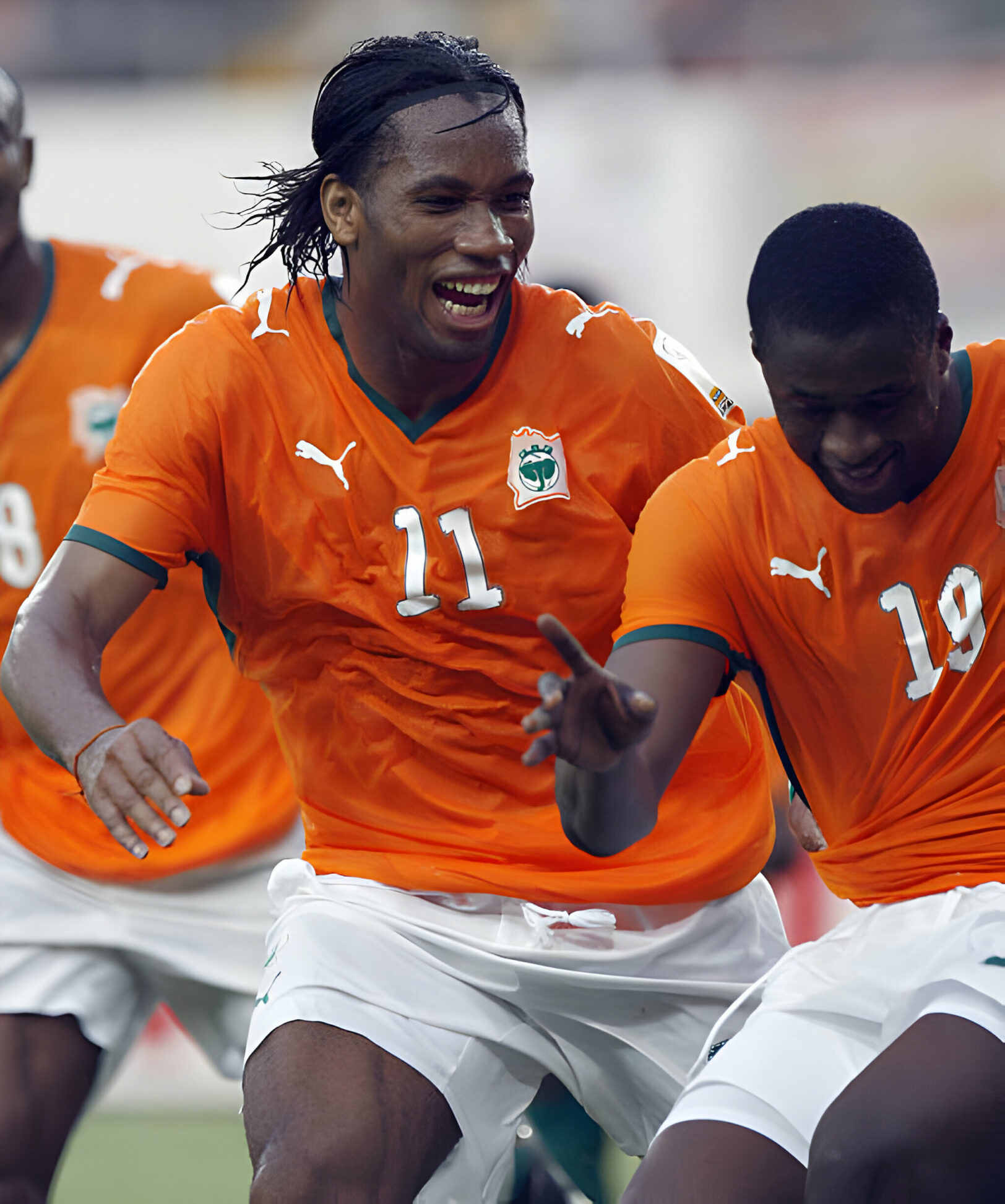 Drogba et Yaya Touré 