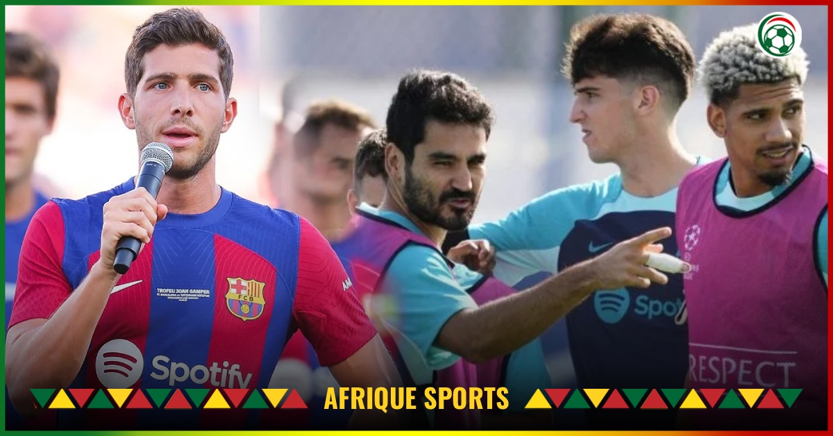 Araujo-Gündogan : Sergi Roberto apaise la polémique au Barça avant le Clasico