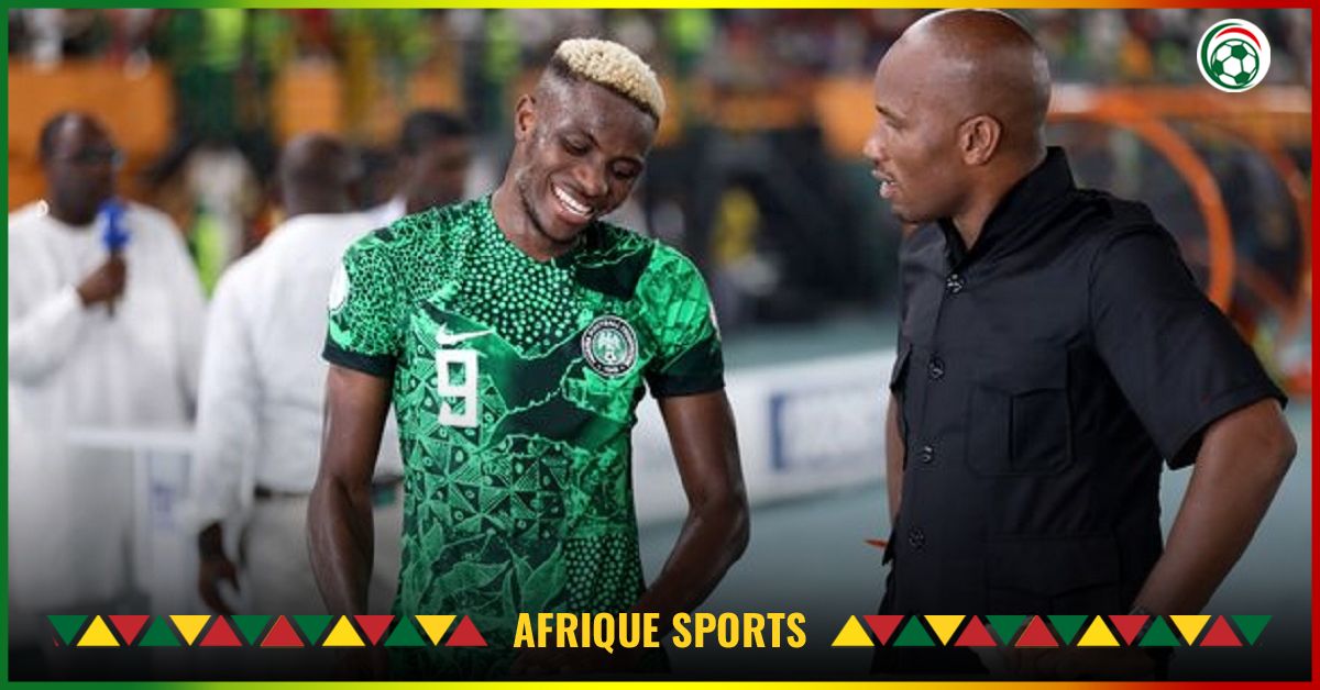 CAN 2023 : Les larmes de Victor Osimhen : « il voulait faire plaisir à Didier Drogba avec… » (VIDEO)