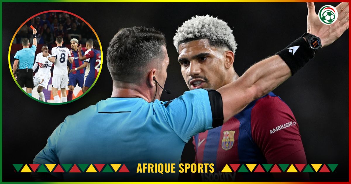 Barça-PSG : un cri au scandale sur le rouge de Ronald Araújo