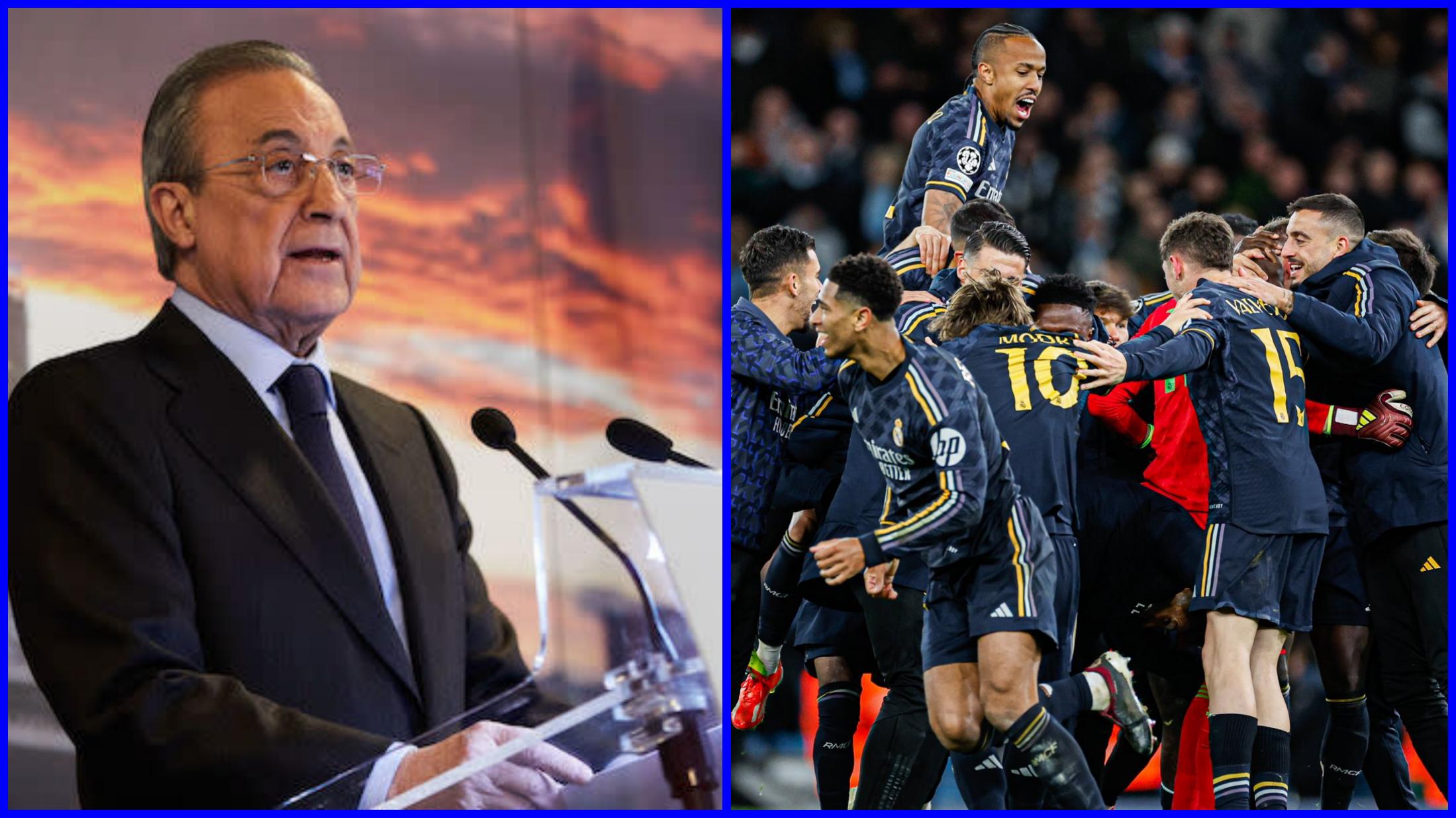 Real Madrid : Mis en vente, Florentino Perez change d’avis après son énorme match à l’Etihad
