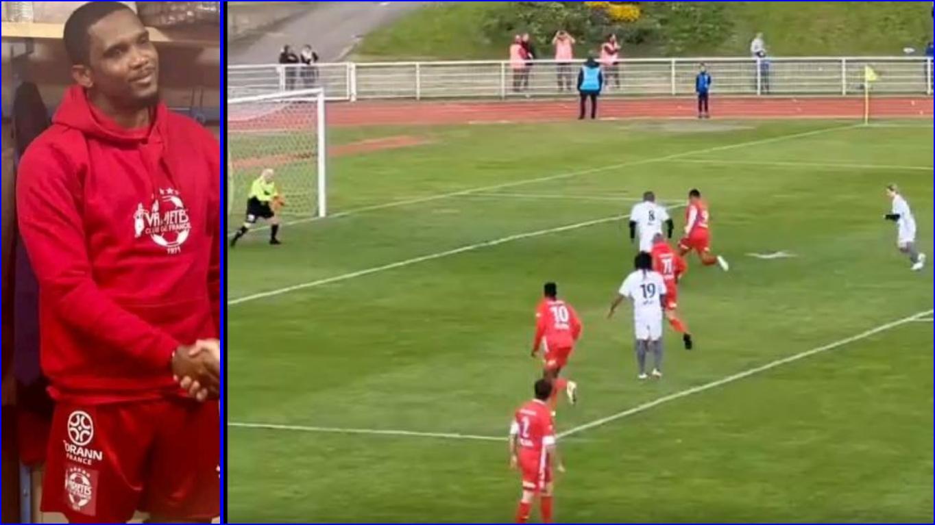 VIDEO : Le but de Samuel Eto’o face à l’équipe de Drogba dans un match de charité