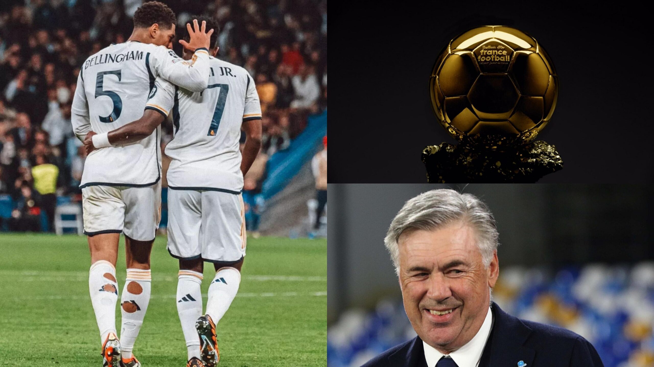 Ballon d’or 2024 : Ancelotti tranche entre Bellingham et Vinicius