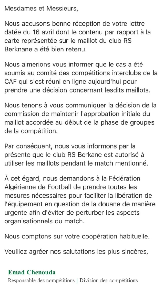 La CAF tourne le dos à l'Algérie dans un bras de fer avec le Maroc, une grosse décision tombe !