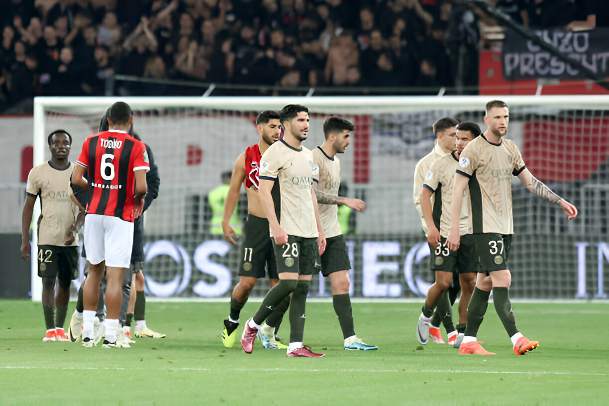 Le PSG s’impose à Nice et met fin aux espoirs européens des Aiglons