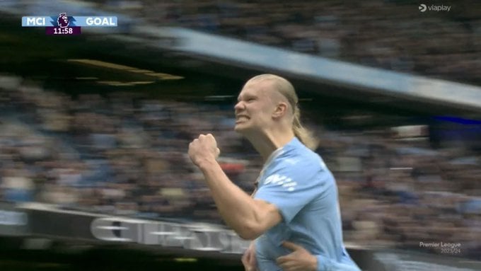 VIDEO : Erling Haaland inscrit son 33e but avec Manchester City cette saison !