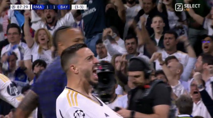 VIDEO : Joselu enflamme le Santiago Bernabeu et permet au Real Madrid de revenir – C’EST FOU !