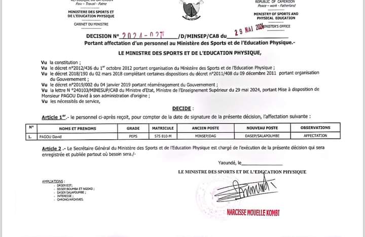 Mouelle Kombi déclenche une tempête au sein de la Fecafoot ! 1