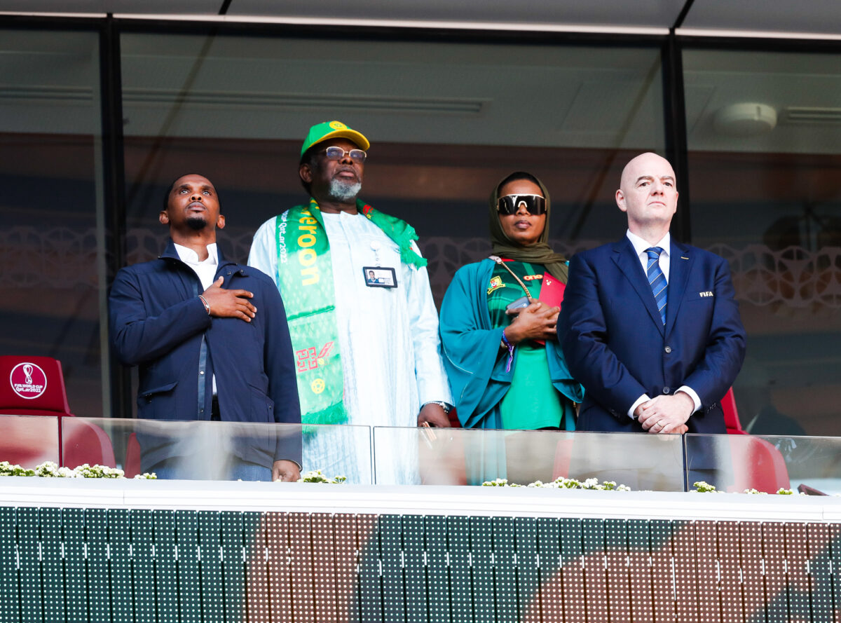 Cameroun : Samuel Eto’o et Infantino, l’image qui enflamme la toile !