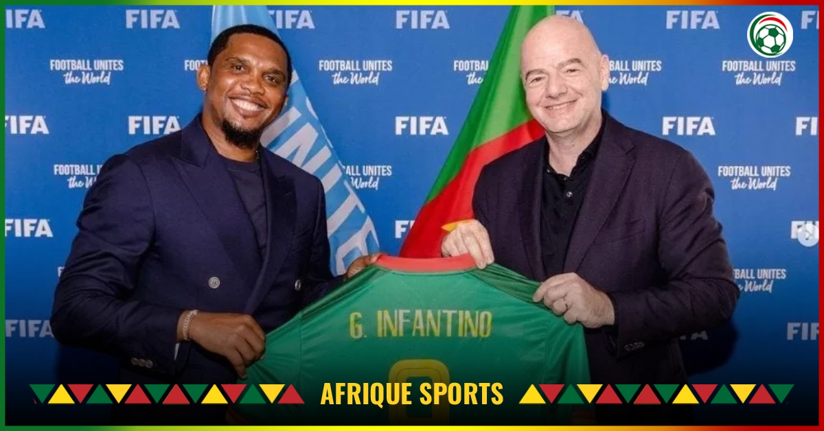 Cameroun : Samuel Eto’o et Infantino, l’image qui enflamme la toile !